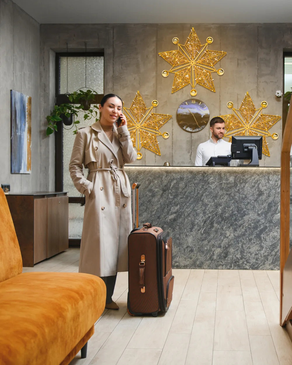 LED-Stern NAOMI – geometrische Lichtfigur aus Aluminium